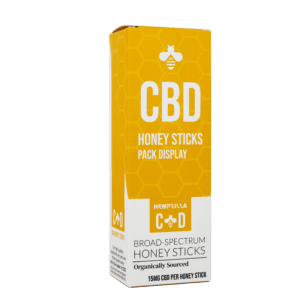 Broad Spectrum CBD Honey Sticks
