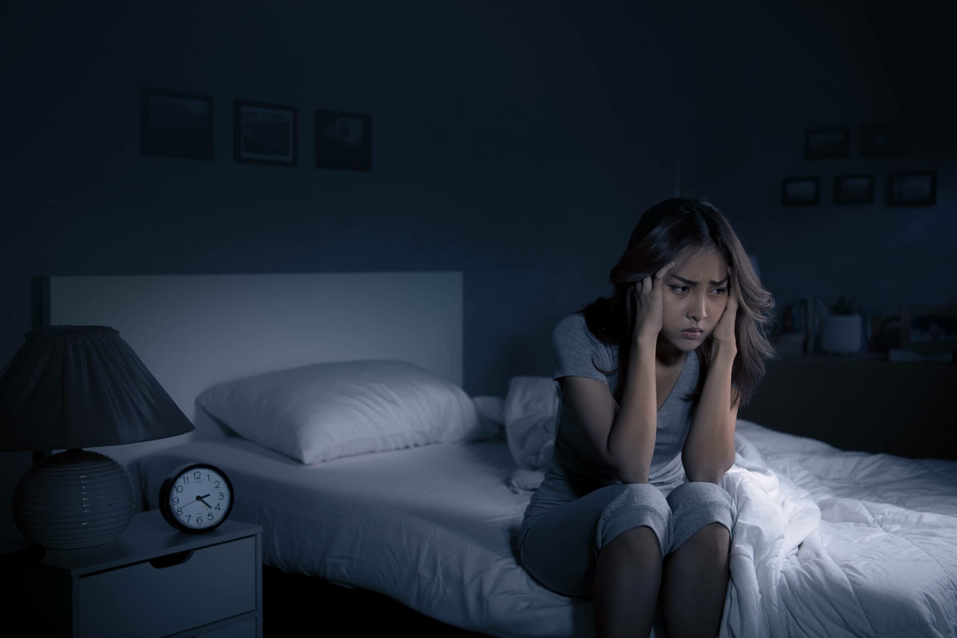woman with CBD for Sleep and Insomnia