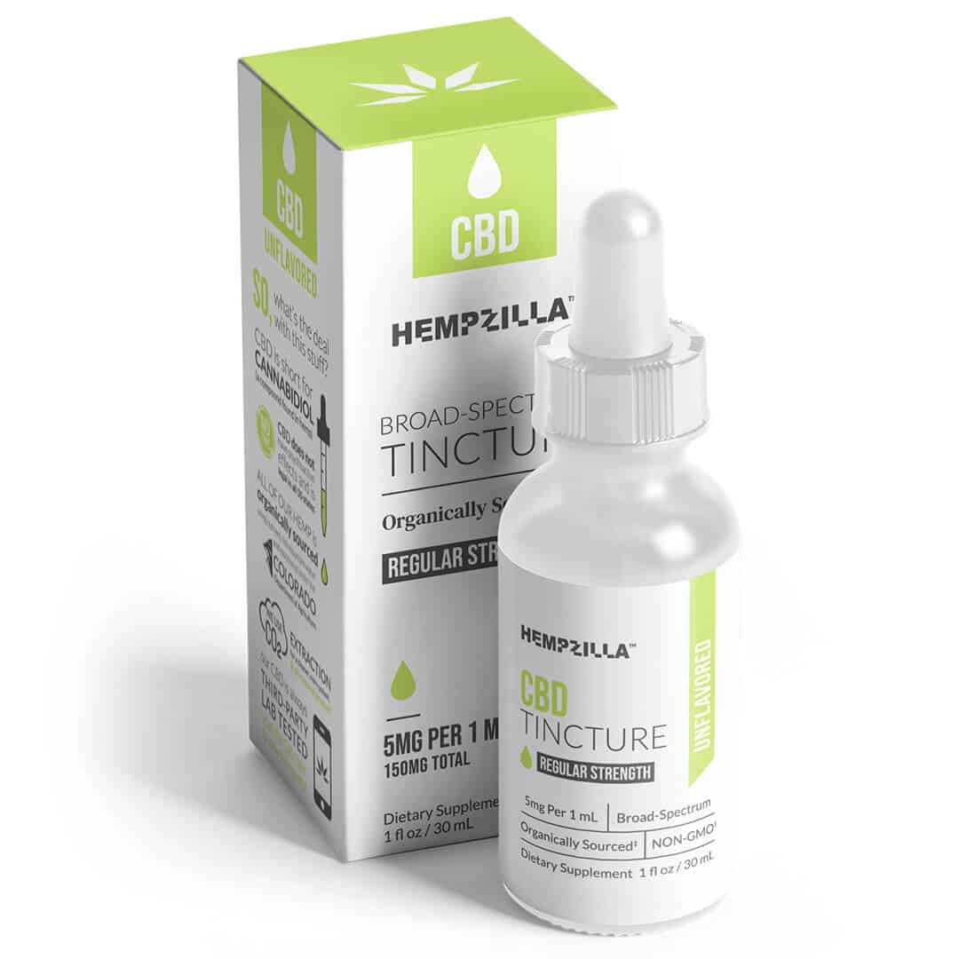 Unflavored CBD Tincture – Hempzilla CBD